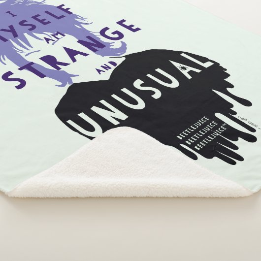 Beetlesap | Lydia "Strange and Unusual" Sherpa Deken (3/4)