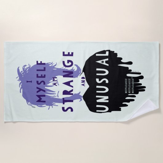 Beetlesap | Lydia "Strange and Unusual" Strandlaken (Voorkant)