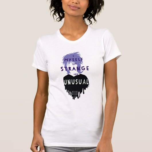 Beetlesap | Lydia "Strange and Unusual" T-shirt (Voorkant)