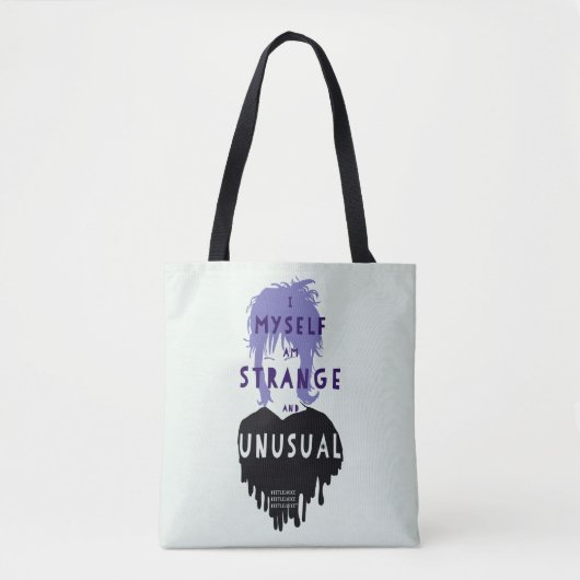 Beetlesap | Lydia "Strange and Unusual" Tote Bag (Voorkant)