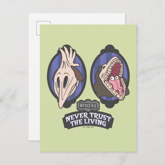 Beetlesap | Maitlands "Vertrouw nooit op het leven Briefkaart (Voorkant / Achterkant)