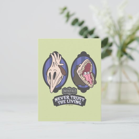 Beetlesap | Maitlands "Vertrouw nooit op het leven Briefkaart (Staand voorkant)