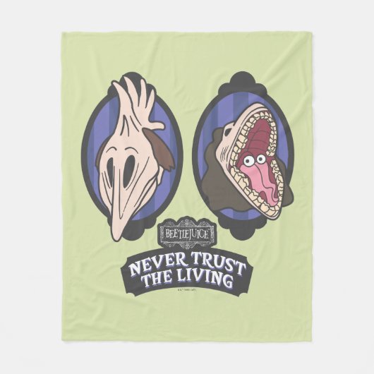 Beetlesap | Maitlands "Vertrouw nooit op het leven Fleece Deken (Voorkant)