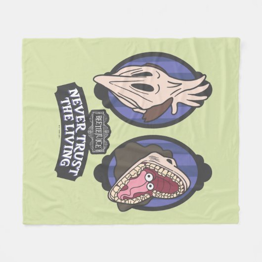 Beetlesap | Maitlands "Vertrouw nooit op het leven Fleece Deken (Voorkant (Horizontaal))