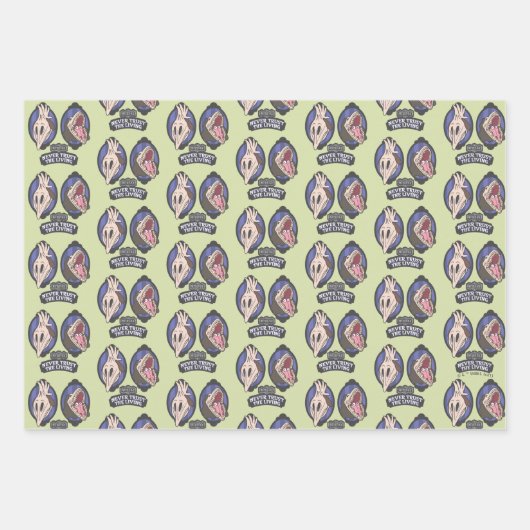 Beetlesap | Maitlands "Vertrouw nooit op het leven Inpakpapier Vel (Voorkant 2)