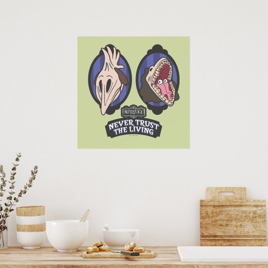 Beetlesap | Maitlands "Vertrouw nooit op het leven Poster (Keuken)