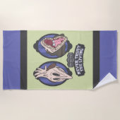 Beetlesap | Maitlands "Vertrouw nooit op het leven Strandlaken (Voorkant)