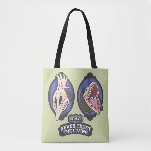 Beetlesap | Maitlands "Vertrouw nooit op het leven Tote Bag (Voorkant)