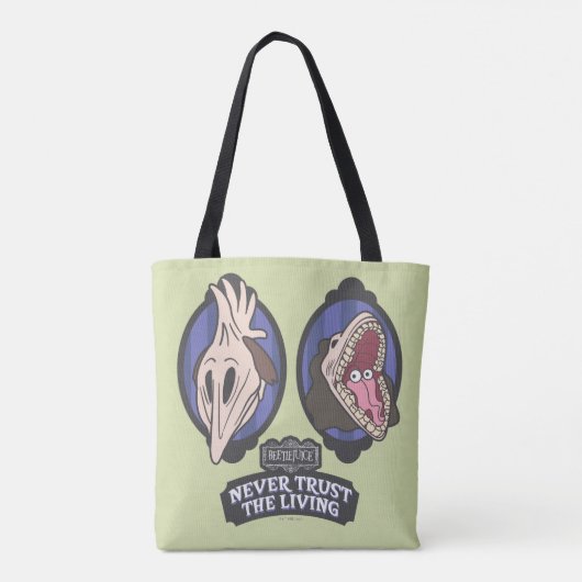 Beetlesap | Maitlands "Vertrouw nooit op het leven Tote Bag (Achterkant)