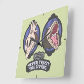 Beetlesap | Maitlands "Vertrouw nooit op het leven Vierkante Klok (Hoek)