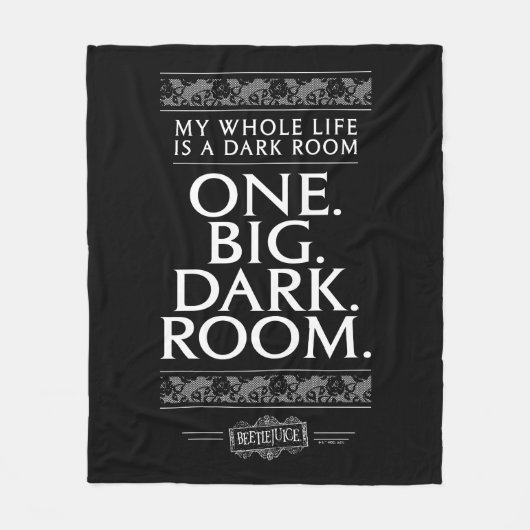 Beetlesap | Mijn hele leven is een donkere kamer Fleece Deken (Voorkant)