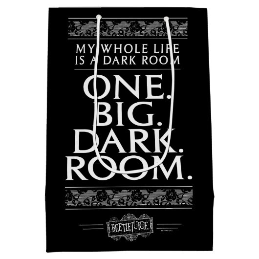 Beetlesap | Mijn hele leven is een donkere kamer Medium Cadeauzakje (Achterkant)