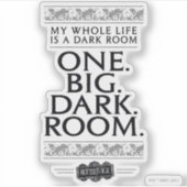 Beetlesap | Mijn hele leven is een donkere kamer Sticker (Voorkant)