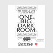 Beetlesap | Mijn hele leven is een donkere kamer Sticker (Vel)