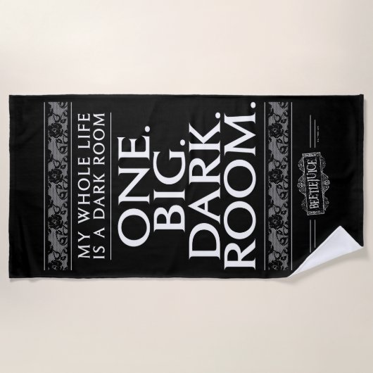 Beetlesap | Mijn hele leven is een donkere kamer Strandlaken (Voorkant)