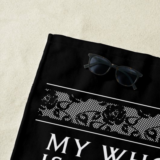 Beetlesap | Mijn hele leven is een donkere kamer Strandlaken (In situ)