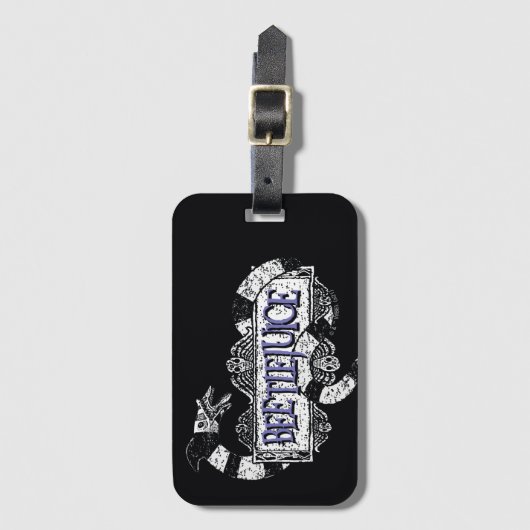 Beetlesap | Sandworm Coiled on Beetlesap Logo Bagagelabel (Voorkant (verticaal))