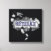 Beetlesap | Sandworm Coiled on Beetlesap Logo Canvas Afdruk (Voorkant)