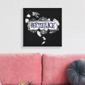 Beetlesap | Sandworm Coiled on Beetlesap Logo Canvas Afdruk (Insitu (Woonkamer))