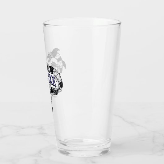 Beetlesap | Sandworm Coiled on Beetlesap Logo Glas (Links)