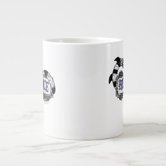 Beetlesap | Sandworm Coiled on Beetlesap Logo Grote Koffiekop (Voorkant)