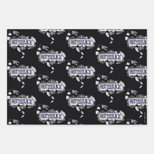 Beetlesap | Sandworm Coiled on Beetlesap Logo Inpakpapier Vel (Voorkant 3)