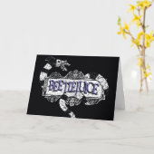 Beetlesap | Sandworm Coiled on Beetlesap Logo Kaart (Gele Bloem)