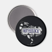 Beetlesap | Sandworm Coiled on Beetlesap Logo Magneet (Voorkant / Achterkant)