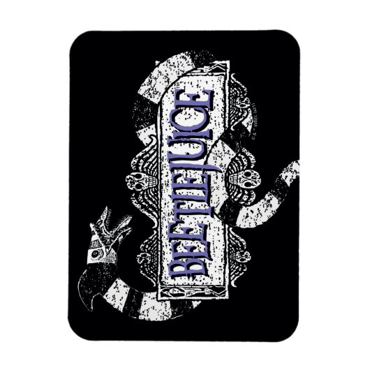 Beetlesap | Sandworm Coiled on Beetlesap Logo Magneet (Verticaal)