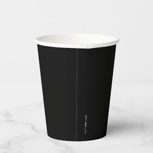 Beetlesap | Sandworm Coiled on Beetlesap Logo Papieren Bekers (Rechts)