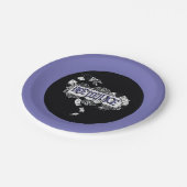 Beetlesap | Sandworm Coiled on Beetlesap Logo Papieren Bordje (Gekanteld)