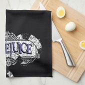 Beetlesap | Sandworm Coiled on Beetlesap Logo Theedoek (Quarter Fold)