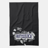 Beetlesap | Sandworm Coiled on Beetlesap Logo Theedoek (Verticaal)