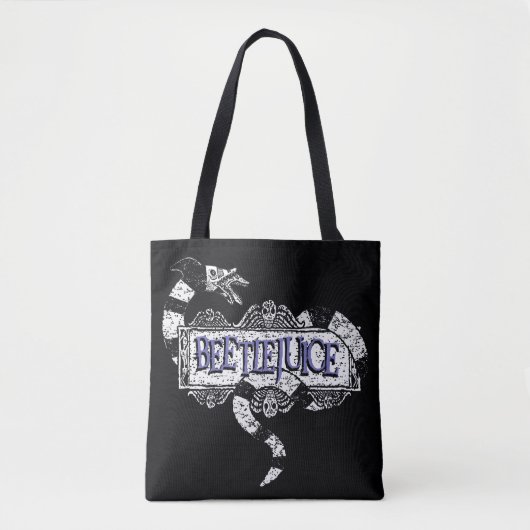 Beetlesap | Sandworm Coiled on Beetlesap Logo Tote Bag (Voorkant)