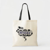 Beetlesap | Sandworm Coiled on Beetlesap Logo Tote Bag (Voorkant)