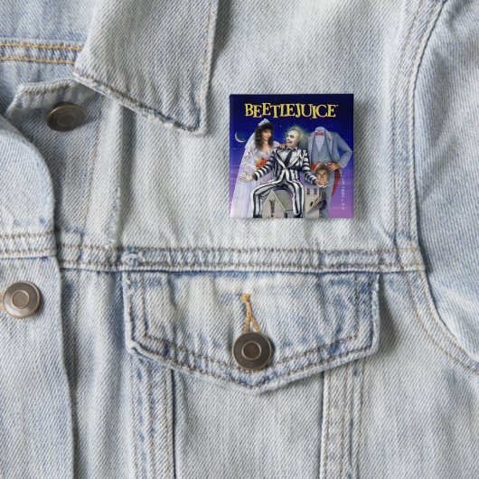 Beetlesap | Theatrisch Poster Vierkante Button 5,1 Cm (In situ)