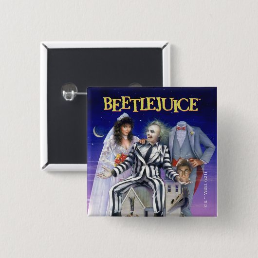 Beetlesap | Theatrisch Poster Vierkante Button 5,1 Cm (Voorkant /achterkant)