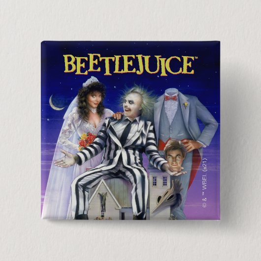 Beetlesap | Theatrisch Poster Vierkante Button 5,1 Cm (Voorkant)