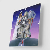 Beetlesap | Theatrisch Poster Vierkante Klok (Hoek)