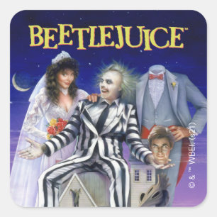 Beetlesap   Theatrisch Poster Vierkante Sticker