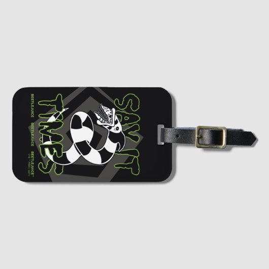 Beetlesap | Zeg het 3 keer Bagagelabel (Voorkant (horizontaal))