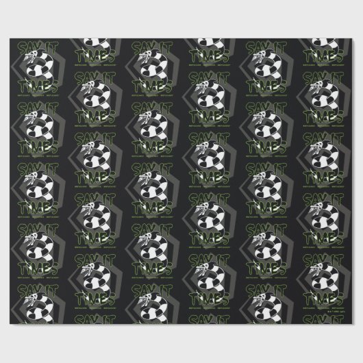 Beetlesap | Zeg het 3 keer Cadeaupapier (Vlak)