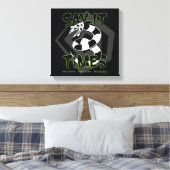 Beetlesap | Zeg het 3 keer Canvas Afdruk (Insitu (Slaapkamer))