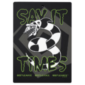 Beetlesap | Zeg het 3 keer Klembord (Achterkant)