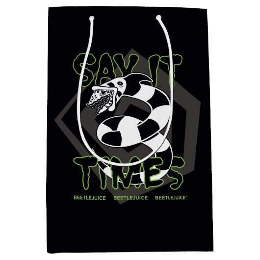 Beetlesap | Zeg het 3 keer Medium Cadeauzakje (Voorkant)