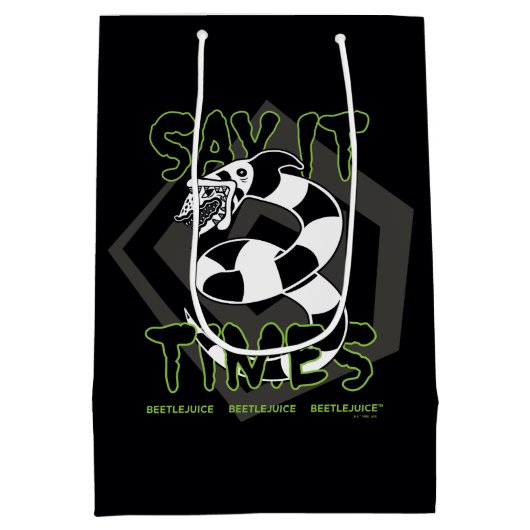 Beetlesap | Zeg het 3 keer Medium Cadeauzakje (Achterkant)