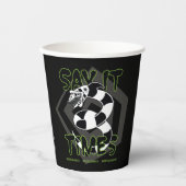 Beetlesap | Zeg het 3 keer Papieren Bekers (Voorkant)