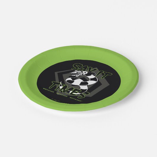 Beetlesap | Zeg het 3 keer Papieren Bordje (Gekanteld)