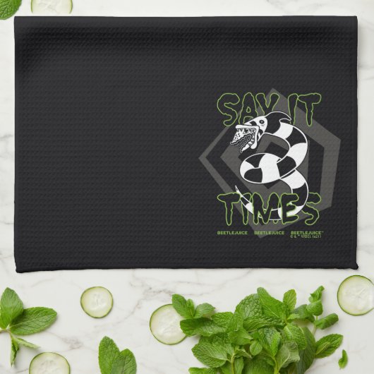 Beetlesap | Zeg het 3 keer Theedoek (Gevouwen)