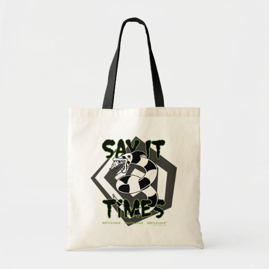 Beetlesap | Zeg het 3 keer Tote Bag (Voorkant)